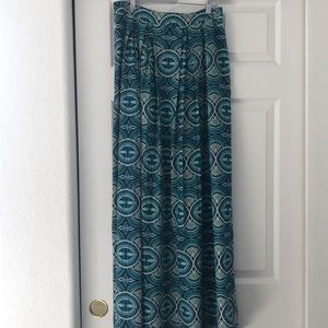 Pleated Maxi Skirt